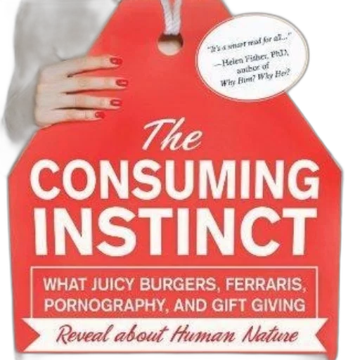 consuming, instinct, book, cover transparent PNG cut-out