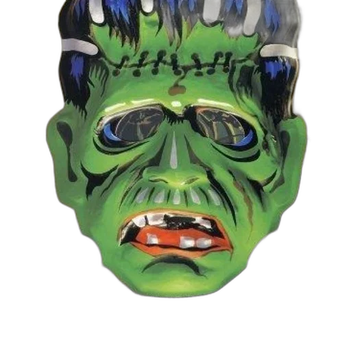 mask, face, creature, photorealistic transparent PNG cut-out