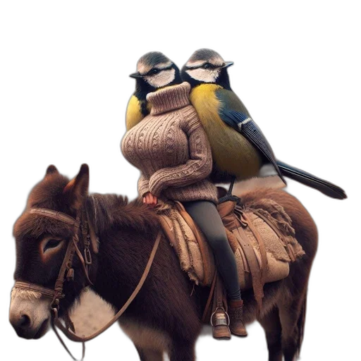 animal, jacket, hat, creature transparent PNG cut-out