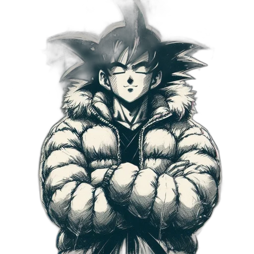 jacket, staff, concept art, comic book art transparent PNG cut-out