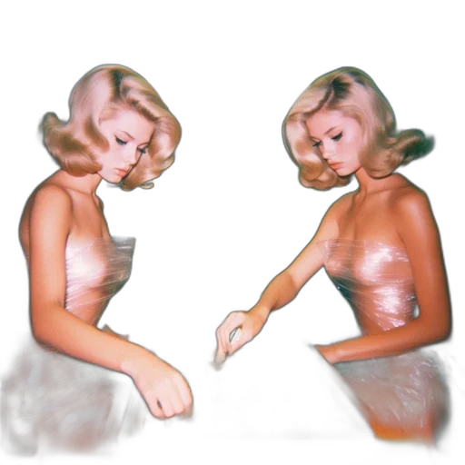 dress, jewelry, mask, hair transparent PNG cut-out