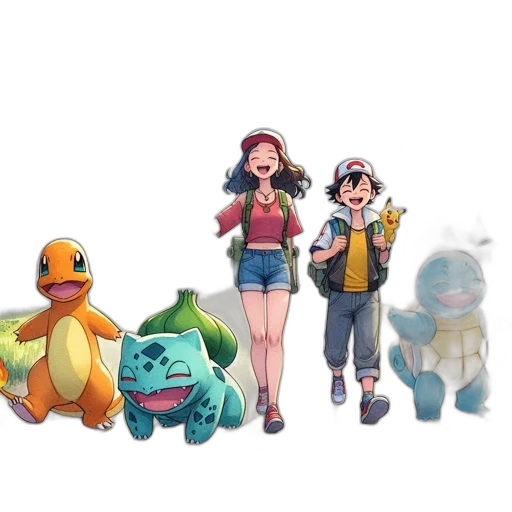 concept art, 3d render, pixel art, fantasy art transparent PNG cut-out