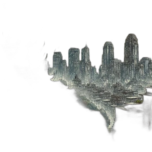 concept art, 3d render, fantasy art, photorealistic transparent PNG cut-out