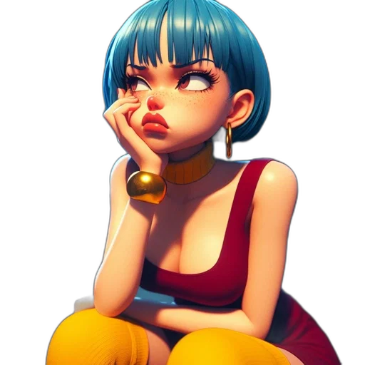 face, jewelry, dress, staff transparent PNG cut-out
