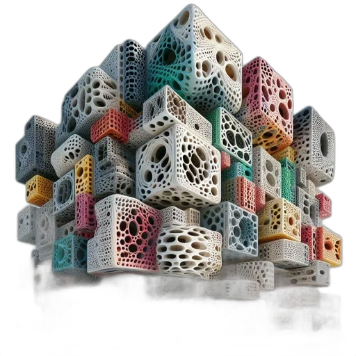 building, jewelry, 3d render, concept art transparent PNG cut-out