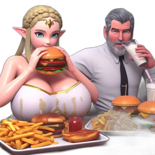 food, concept art, fantasy art, 3d render transparent PNG cut-out