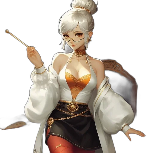 staff, concept art, fantasy art, pixel art transparent PNG cut-out