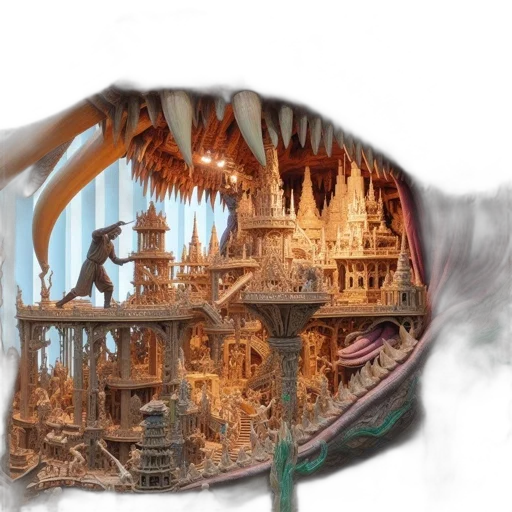 dragon, mask, concept art, fantasy art transparent PNG cut-out