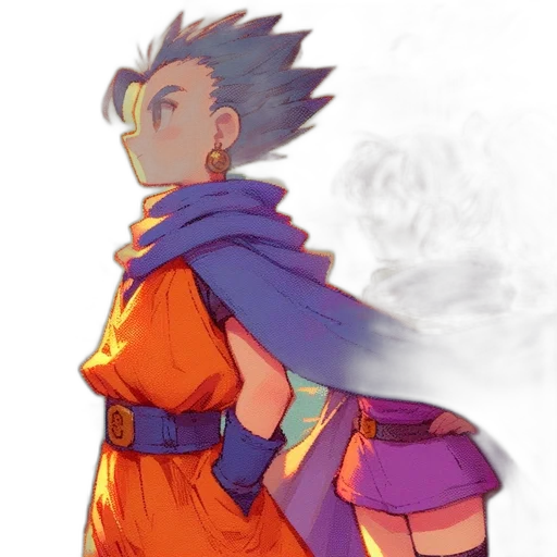 staff, dress, jacket, weapon transparent PNG cut-out