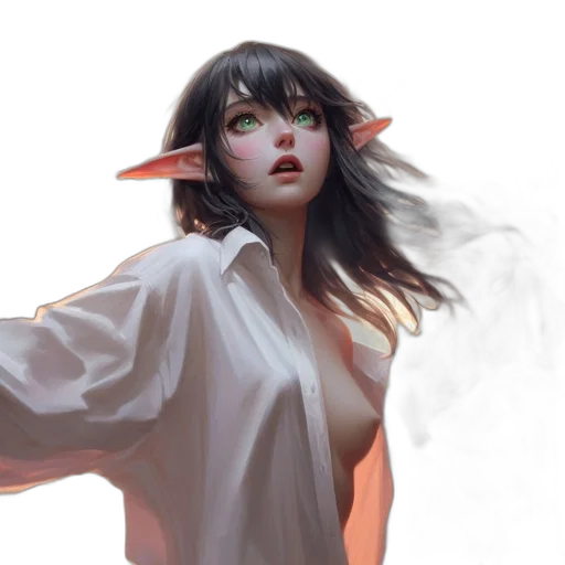 dragon, dress, fantasy art, concept art transparent PNG cut-out