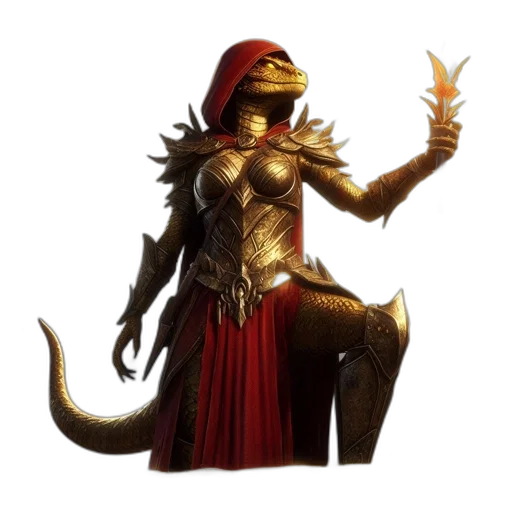 dragon, staff, concept art, fantasy art transparent PNG cut-out