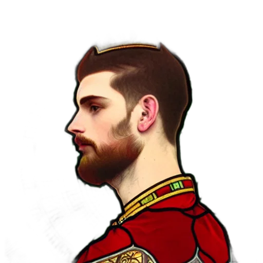 crown, face, staff, cartoon transparent PNG cut-out