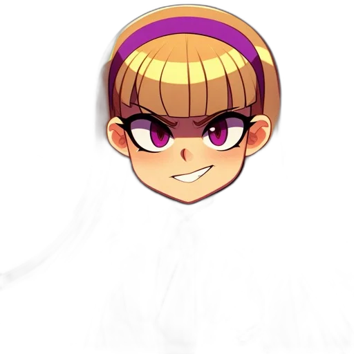 crown, hat, staff, hair transparent PNG cut-out