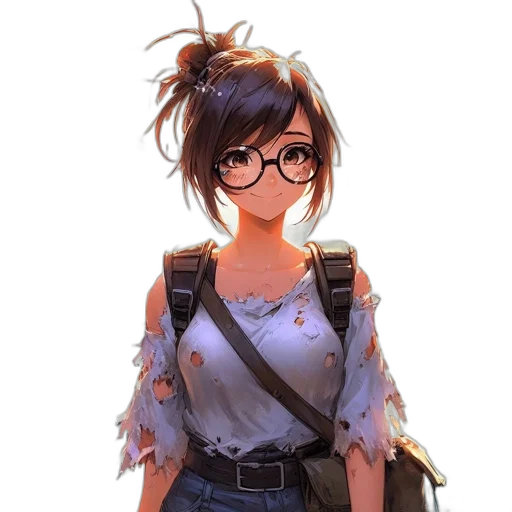 staff, dress, jacket, weapon transparent PNG cut-out