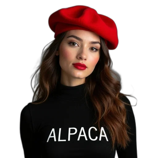 jacket, hat, face, dress transparent PNG cut-out