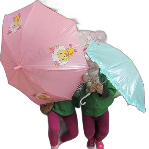 umbrella, jacket, 3d render, photorealistic transparent PNG cut-out