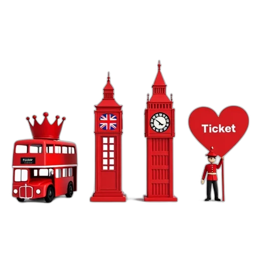 concept art, collection, iconic, london transparent PNG cut-out