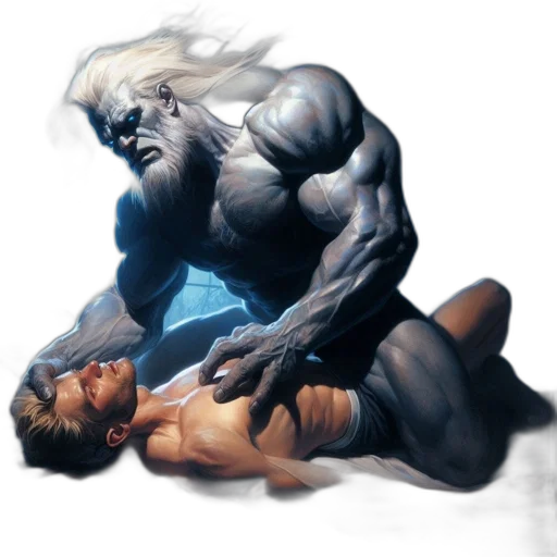 creature, concept art, comic book art, fantasy art transparent PNG cut-out