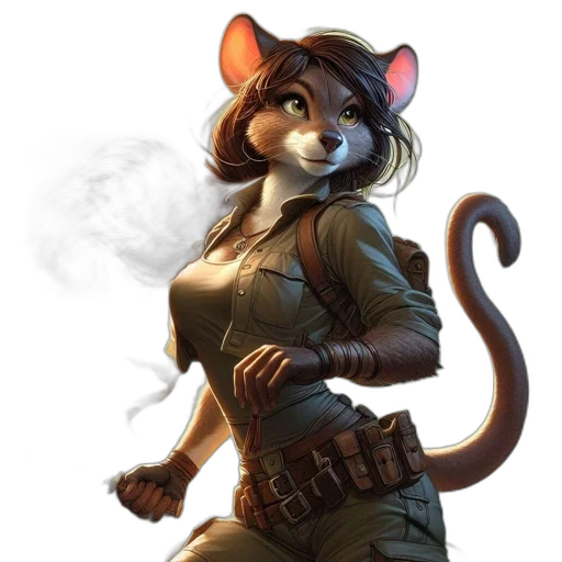 staff, weapon, animal, concept art transparent PNG cut-out