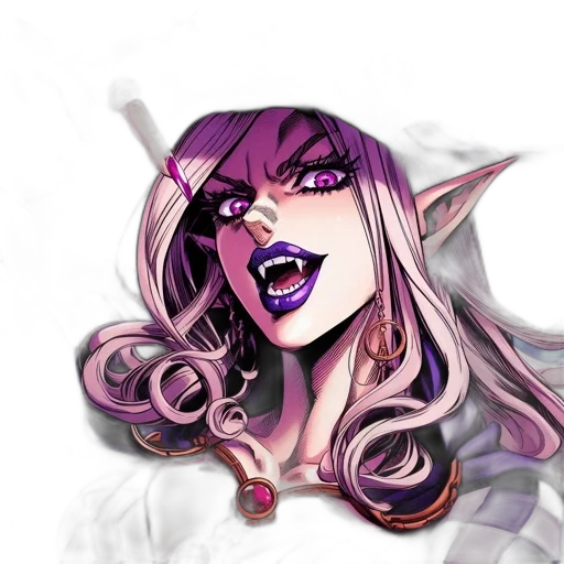 face, fantasy art, concept art, pixel art transparent PNG cut-out