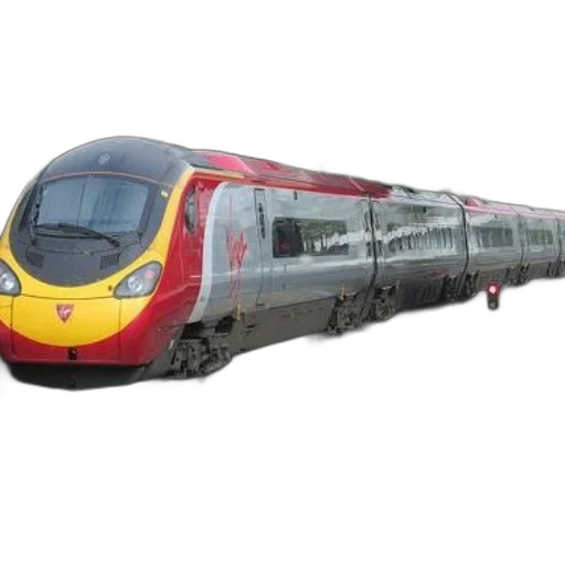 virgin, train, sleek, design transparent PNG cut-out