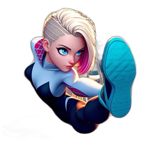shoes, staff, jacket, weapon transparent PNG cut-out