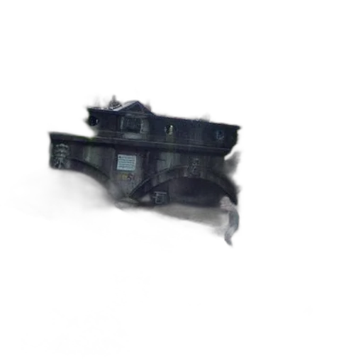 building, furniture, car, robot transparent PNG cut-out