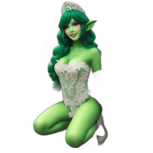 dress, fantasy art, 3d render, concept art transparent PNG cut-out