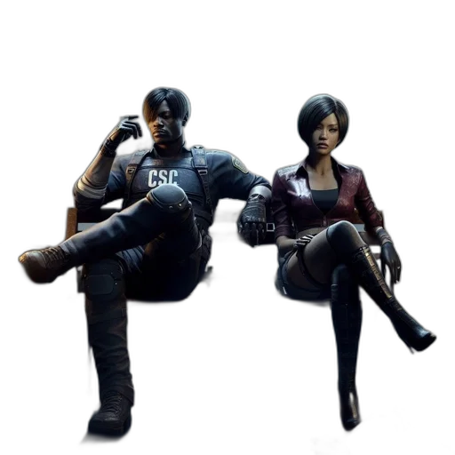 jacket, concept art, 3d render, cyberpunk transparent PNG cut-out