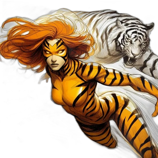 animal, comic book art, concept art, fantasy art transparent PNG cut-out
