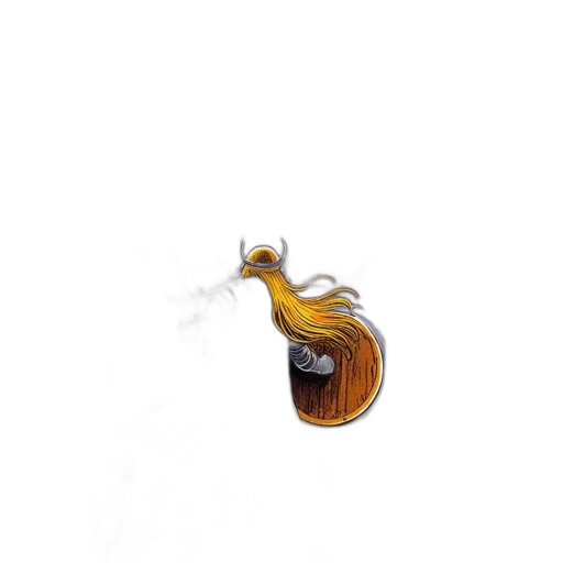 hair, dragon, animal, creature transparent PNG cut-out