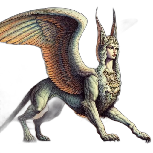 dragon, creature, animal, staff transparent PNG cut-out