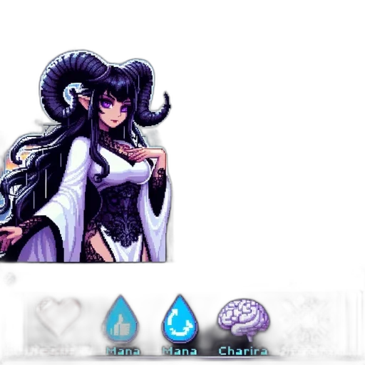 pixel art, concept art, fantasy art, anime transparent PNG cut-out
