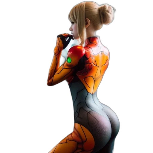 robot, dress, concept art, cyberpunk transparent PNG cut-out