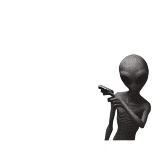 robot, weapon, staff, creature transparent PNG cut-out