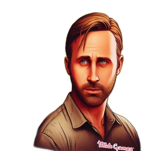 staff, face, cartoon, photorealistic transparent PNG cut-out