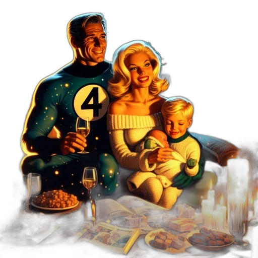 comic book art, concept art, outer space, snow transparent PNG cut-out