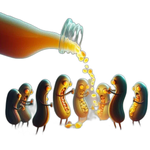 bottle, food, robot, concept art transparent PNG cut-out