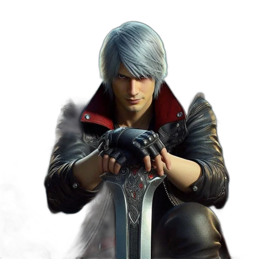 sword, jacket, weapon, staff transparent PNG cut-out