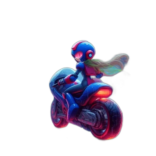 car, hair, creature, weapon transparent PNG cut-out