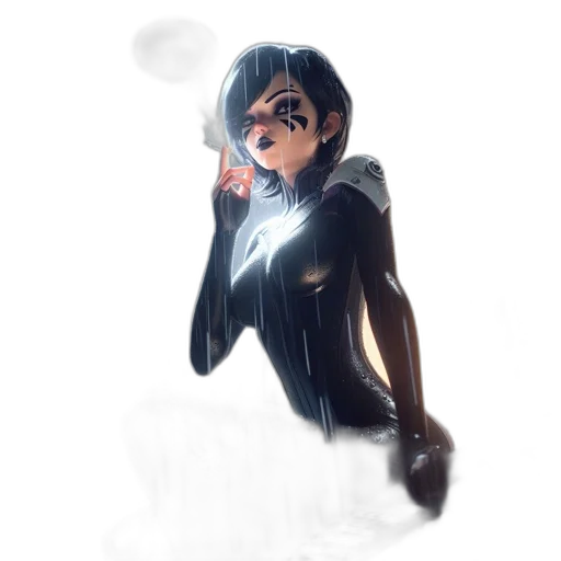mask, robot, face, jacket transparent PNG cut-out