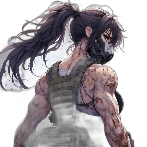 weapon, creature, mask, concept art transparent PNG cut-out