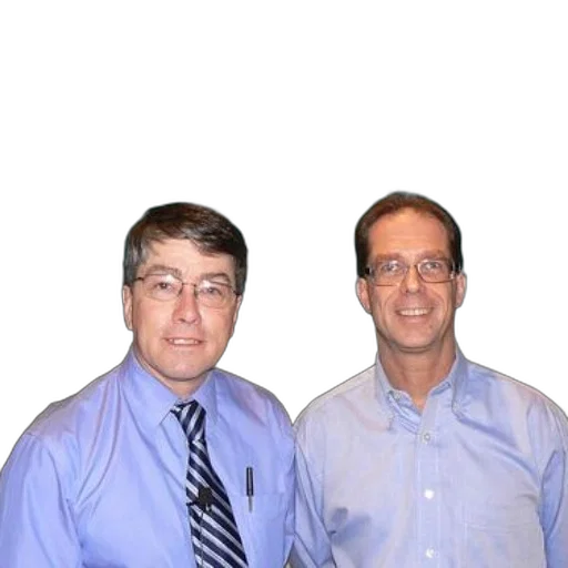 staff, jacket, two, men transparent PNG cut-out