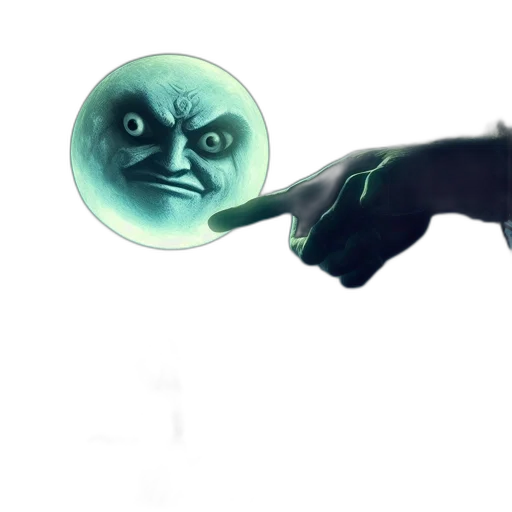 mask, creature, staff, face transparent PNG cut-out