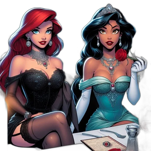 jewelry, comic book art, concept art, fantasy art transparent PNG cut-out