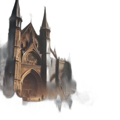 concept art, fantasy art, watercolor, 3d render transparent PNG cut-out