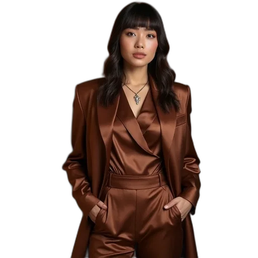 jacket, dress, staff, jewelry transparent PNG cut-out
