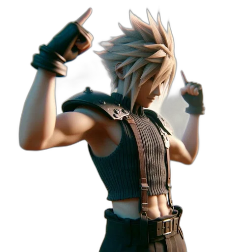 weapon, sword, staff, hair transparent PNG cut-out