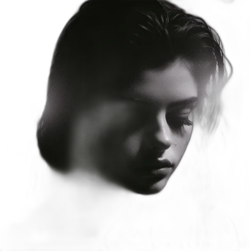 face, hair, creature, crown transparent PNG cut-out