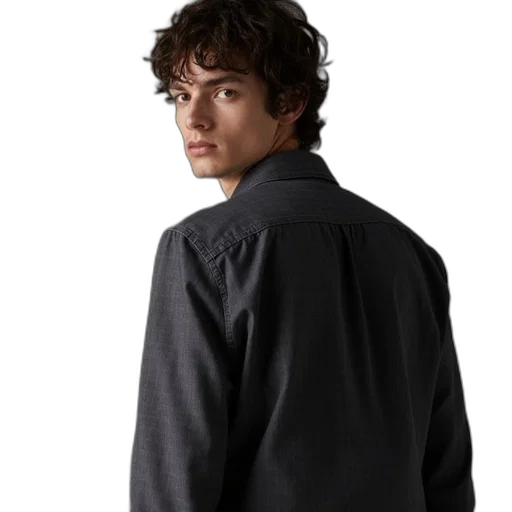jacket, staff, umbrella, hair transparent PNG cut-out